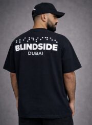BLINDSIDE. Dubai Signature Men's Tee Black - Image 2