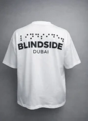 BLINDSIDE. Dubai Signature Men's Tee White - Image 3